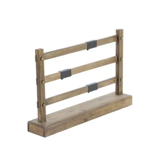 Brown Wood Farmhouse Wall Calendar, 14" x 22" x 4" {4}