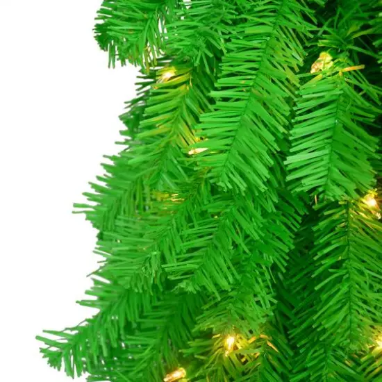 6ft. Pre-Lit Whimsical Artificial Wrapped Christmas Tree, Clear Lights {5}