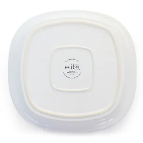 Gibson Elite&reg; 1.9qt. White Ceramic Casserole with Glass Lid {5}