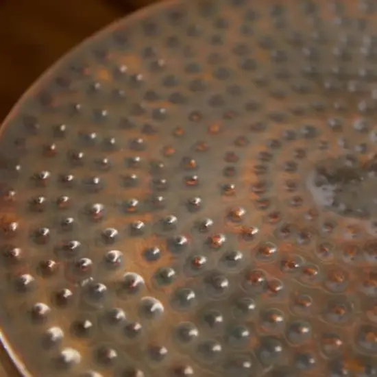 19" Bronze Iron Industrial Accent Table {5}