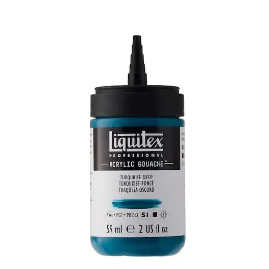 Liquitex&reg; Professional Acrylic Gouache&trade; Paint, 2oz. Turquoise Deep {5}