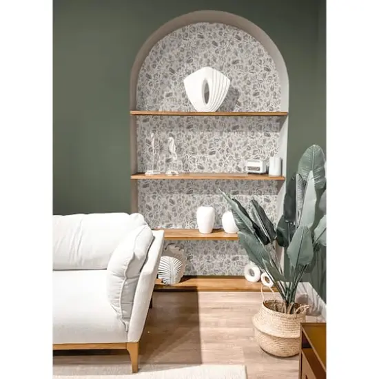 RoomMates Neutral Brushstroke Leopard Peel & Stick Wallpaper {5}