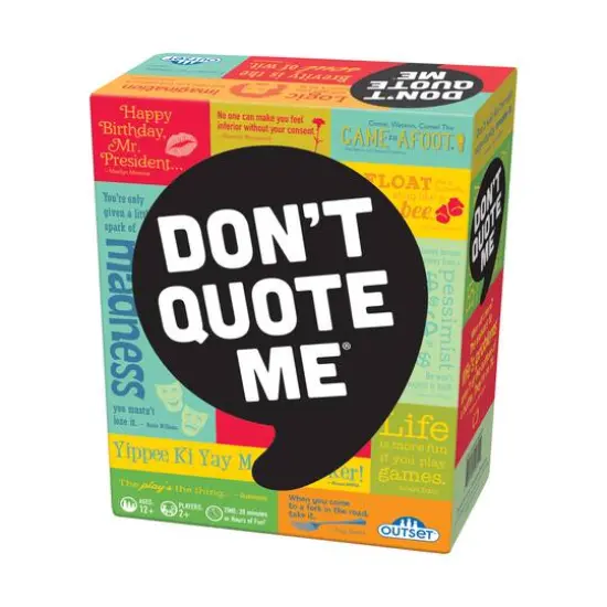 Don't Quote Me&reg; Game {1}