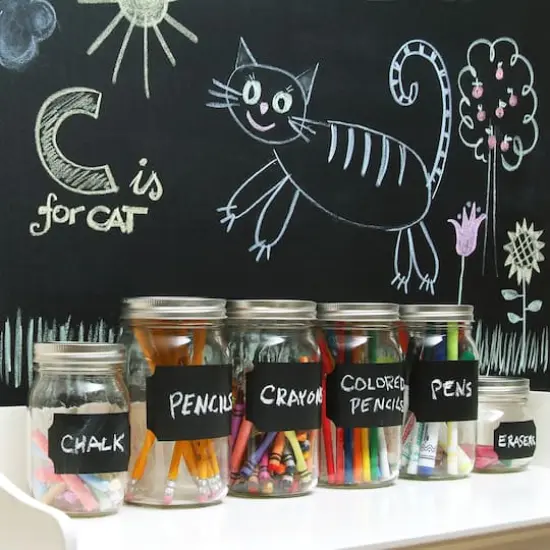 Con-Tact&reg; Brand Black Chalkboard Self-Adhesive Liner {3}