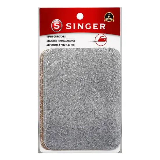 SINGER&reg; Decorative Glitter & Denim DIY Iron-On Fabric Patch Kit with Scissors {3}