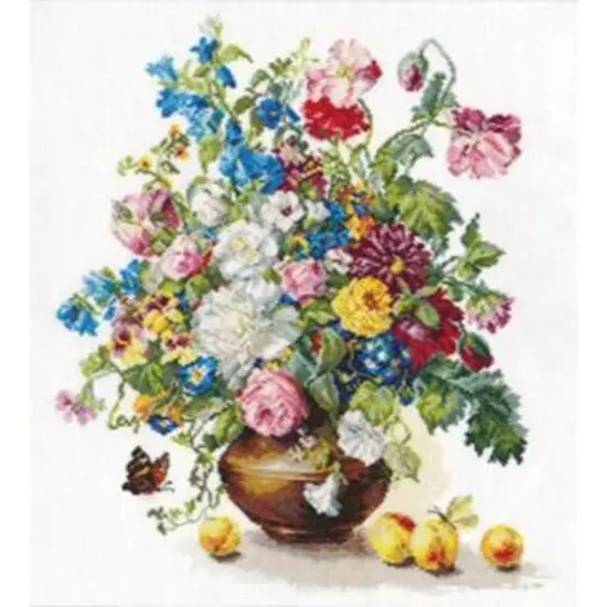 Alisa Poetry Of Flower. Fragrance Of Summer Cross Stitch Kit {1}