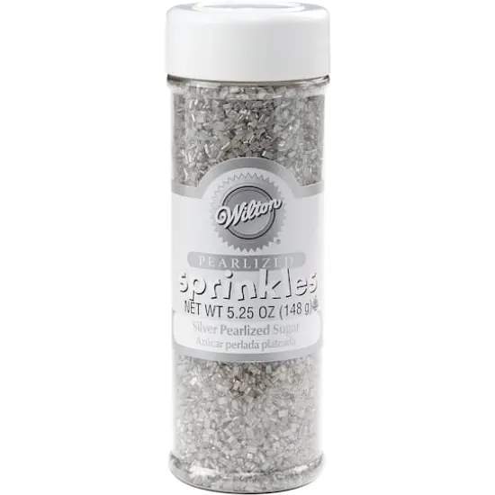 Wilton&reg; Silver Pearlized Sugar Sprinkles {1}