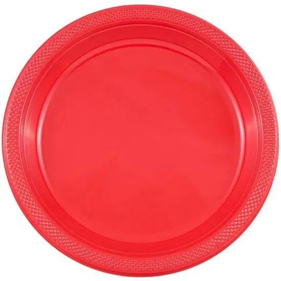 JAM Paper 9" Plastic Party Plates, 20ct. Red {1}