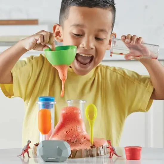 Learning Resources Fizzy Volcano Preschool Science Lab {6}