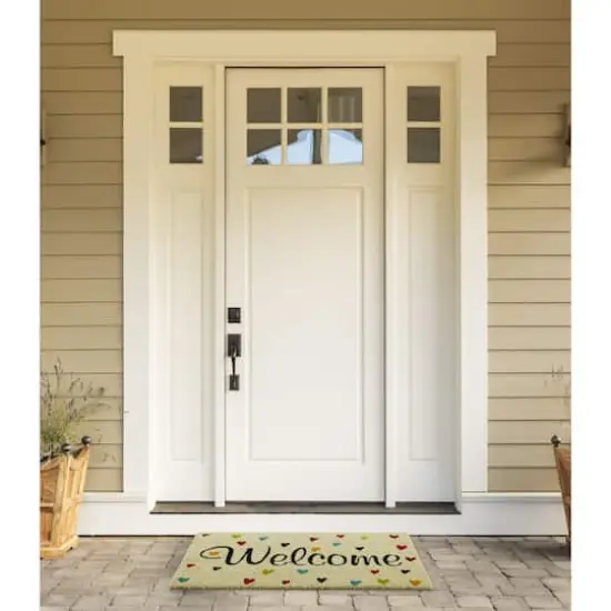 DII&reg; Welcome Hearts Doormat {5}