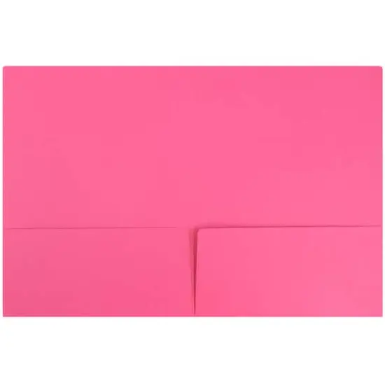 JAM Paper Premium Matte 2-Pocket Folders, 6ct. Magenta {4}
