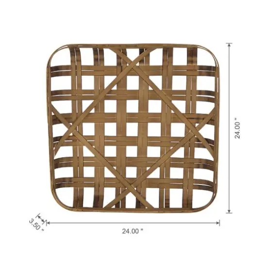 Glitzhome&reg; Bamboo Hanging Tobacco Basket {9}