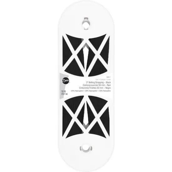 Dritz&reg; 2" Black Polypro Belting/Strapping {1}