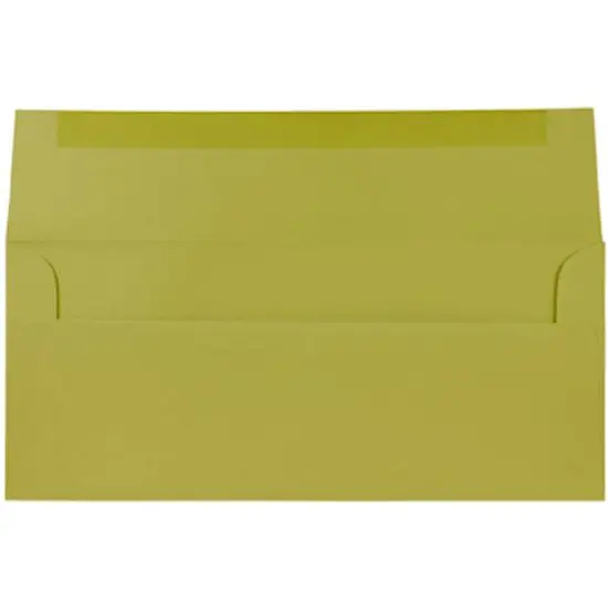 JAM Paper #10 Business Premium Straight Flap Envelopes, 50ct. Chatreuse {4}