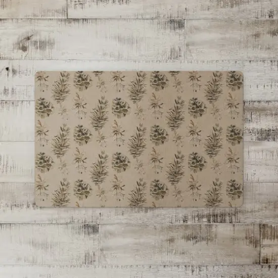 Pinecones on Brown Floor Mat {3}