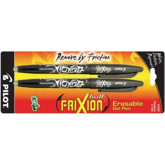 Pilot® FriXion Ball® 0.7mm Black Erasable Gel Ink Pens 2 Set {2}