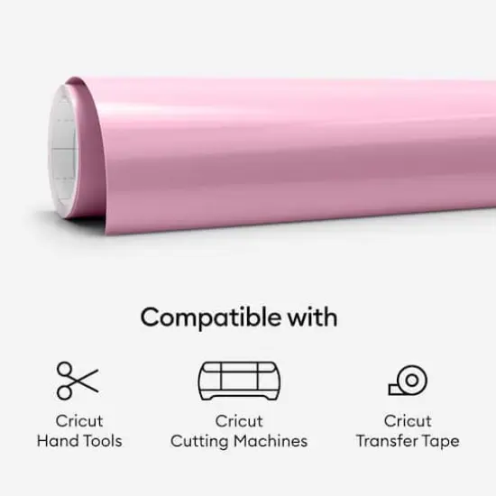 Cricut&reg; 12" x 48" Permanent Vinyl Light Pink {7}