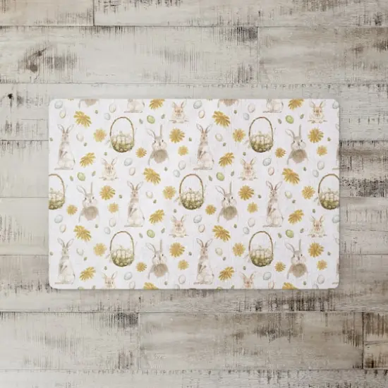 Easter Greetings Pattern Mat 27" x 18" Floor Mat {3}