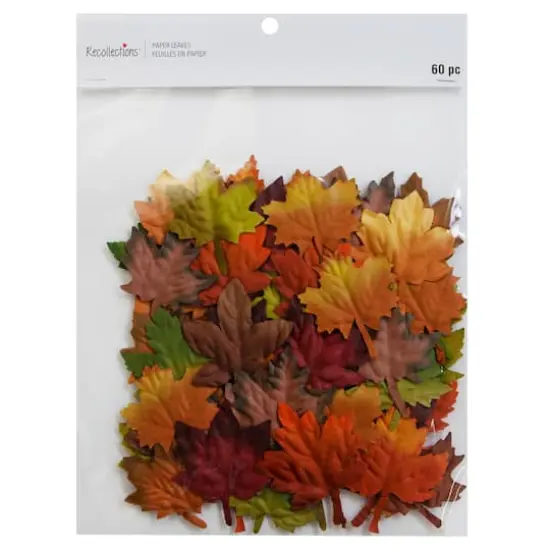Fall Paper Leaf Embellishment Set by Recollections&trade; {4}