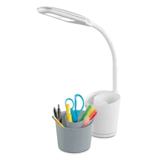 OttLite Wellness Series Swirl Organizer LED Lamp With USB {3}