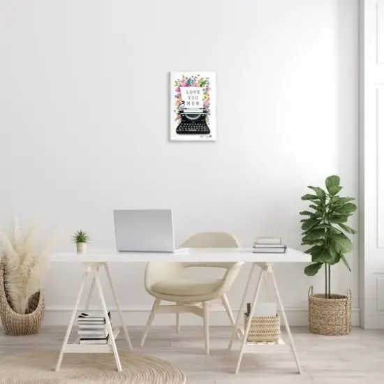 Stupell Industries Love You Mom Typewriter Wall Plaque Art {3}