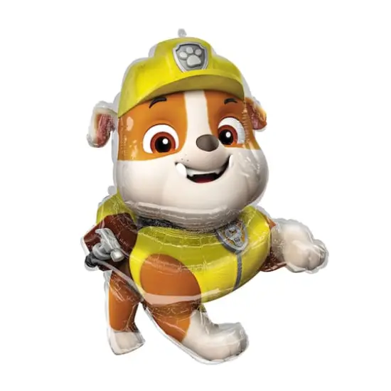 SuperShape&reg; 32" PAW Patrol&trade; Rubble Double-Sided Foil Balloon {3}