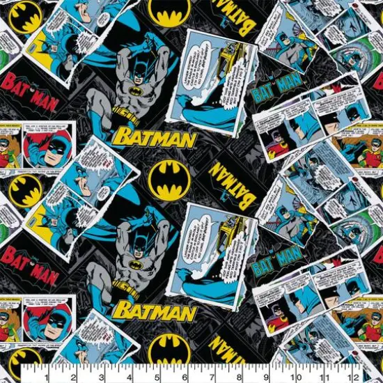 DC Comics Batman Collage Precut Cotton Fabric {3}