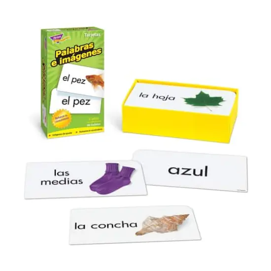 Trend Enterprises&reg; Palabras e im&aacute;genes (SP) Skill Drill Flash Cards {4}