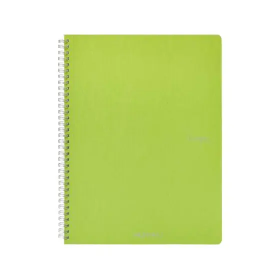 Fabriano&reg; EcoQua Original A4 Spiral-Bound Graph Notebook Lime {1}