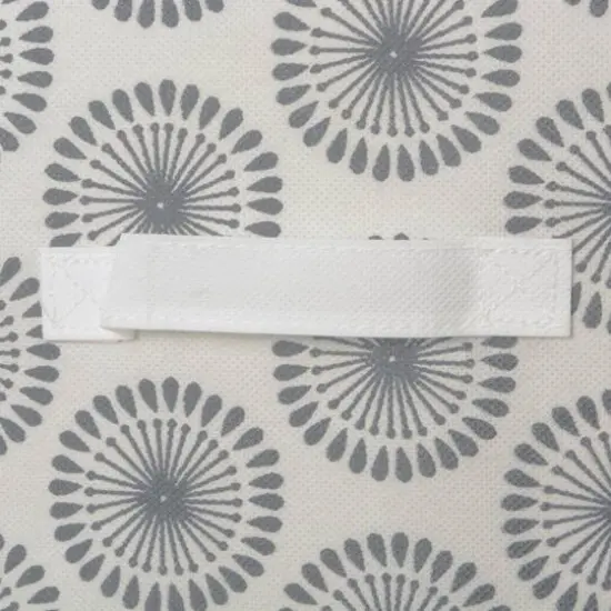 DII&reg; Square Gray Starburst Nonwoven Polyester Cube, 2ct. {6}