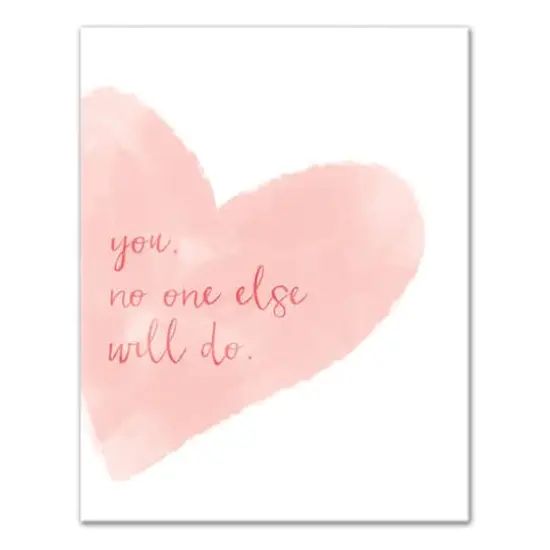 No One Else Will Do Canvas Art {1}