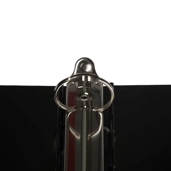 JAM Paper 1" Aluminum 3-Ring Binder Black {7}