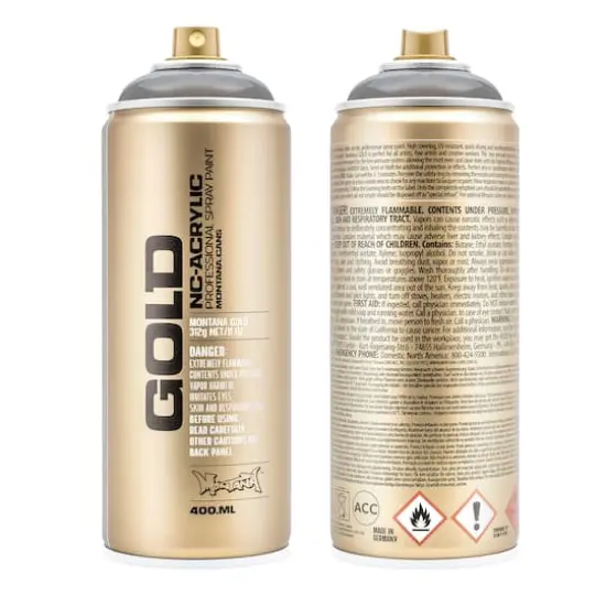 Montana&trade; Cans GOLD Transparent Spray Paint, 400mL T9000 Transparent Black {1}