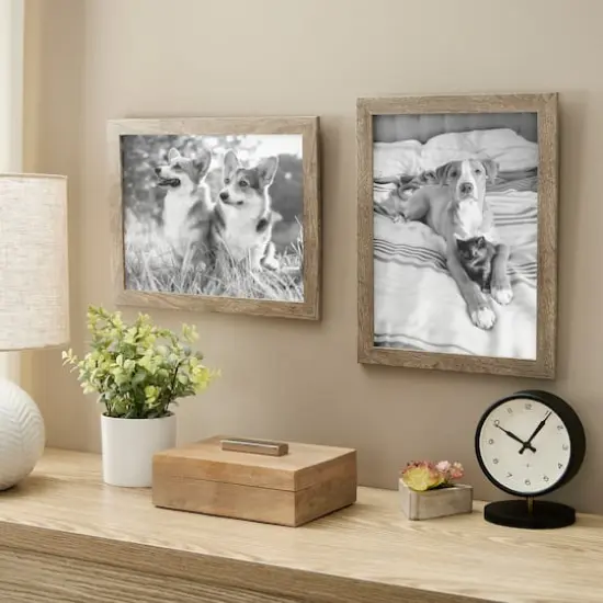 2 Pack Logan Wall Frames by Studio D&eacute;cor&reg; Gray {3}