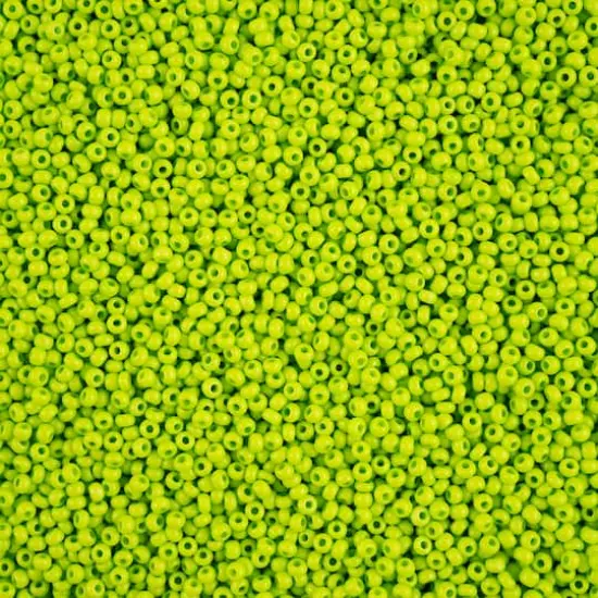 John Bead Terra Intensive 10/0 Czech Glass Seed Beads, 500g Light Green Matte {1}