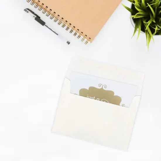 JAM Paper A7 Parchment Invitation Envelopes, 50ct. White {5}