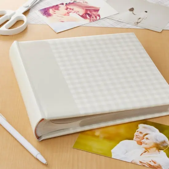 Gray Gingham 2-Up Photo Album by Recollections&trade; {3}