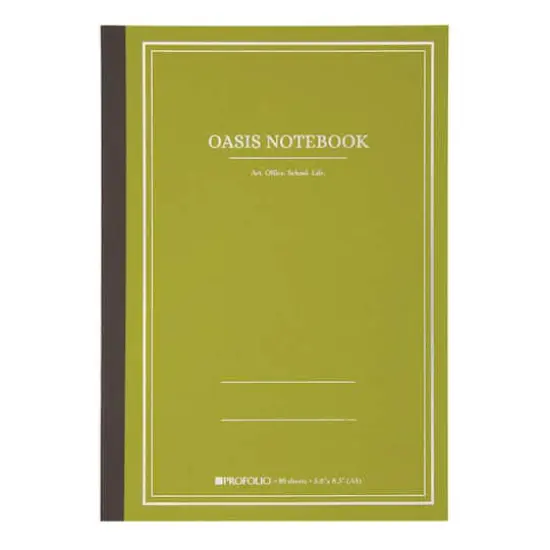 Itoya&reg; ProFolio&reg; Avocado Oasis Notebook, A5 {1}