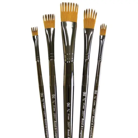 Zen&trade; Series 73 Short Handle 5 Piece Wisp Brush Set {1}