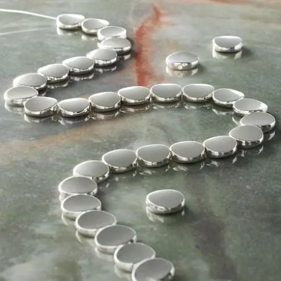 Silver Metal Coin Beads, 11mm by Bead Landing&trade; {3}