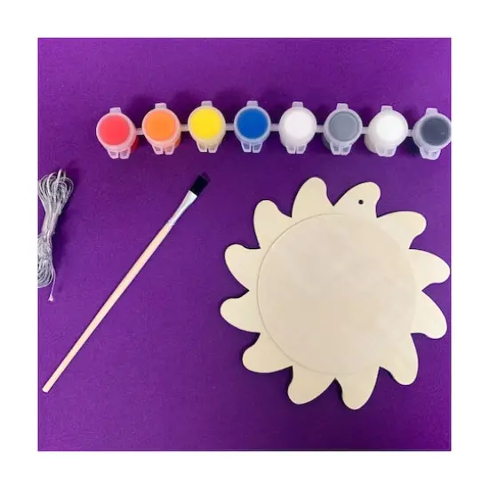 Works of Ahhh... Wood Paint Kit - NASA Solar System Mobile {5}