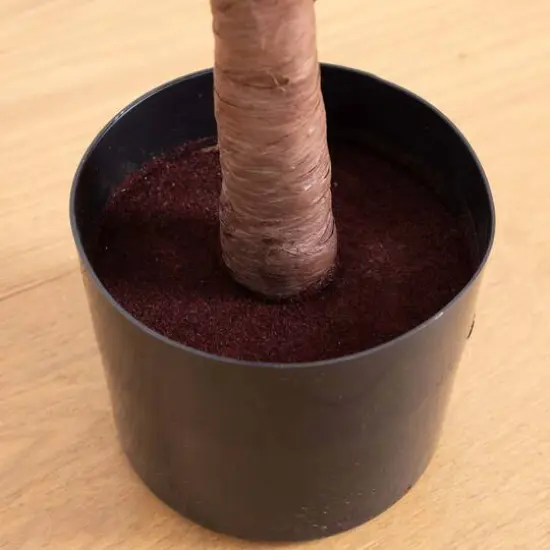 5ft. Pre-Lit LED Autumn Eucalyptus Artificial Fall Tree {7}