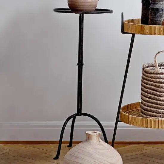 Hello Honey&reg; 28" Metal Martini Cocktail Table Black {6}