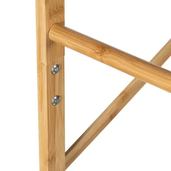 Honey Can Do Bamboo & Canvas Garment Rack {7}
