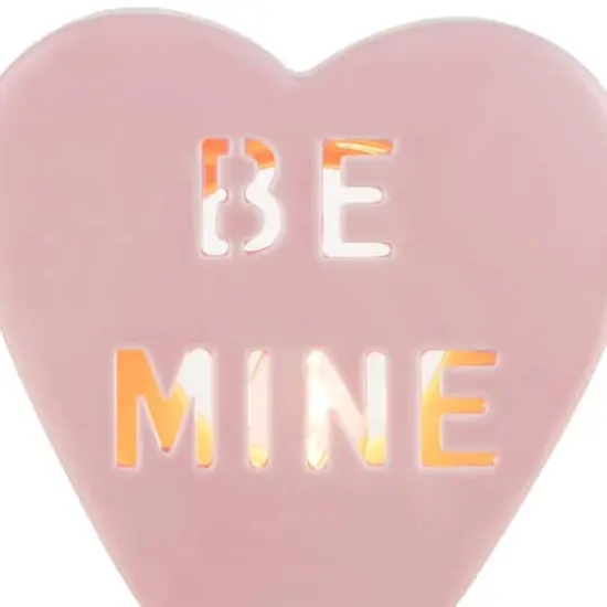 Miss ValentinePink Ceramic Candy Heart Be Mine Nightlight {5}