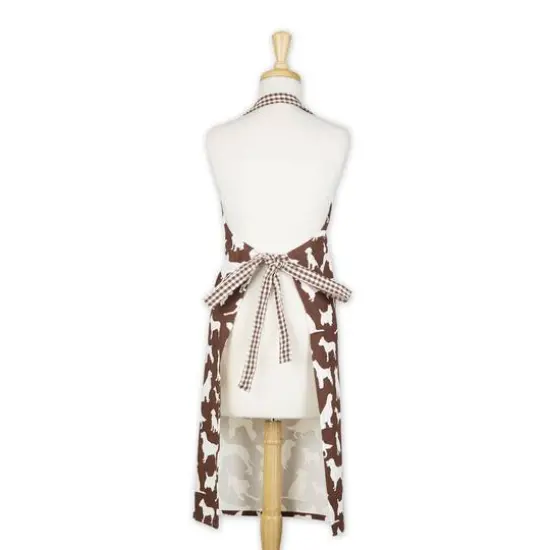 DII&reg; Dog Print Chef Apron Brown {7}