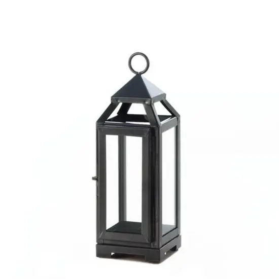 10.75" Black Small Slate Lantern {1}
