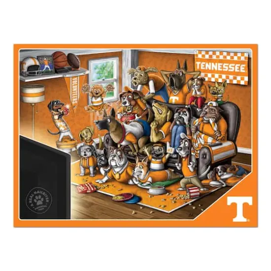 College Football Purebred Fans A Real Nailbiter 500 Piece Puzzle Tennessee Volunteers {5}