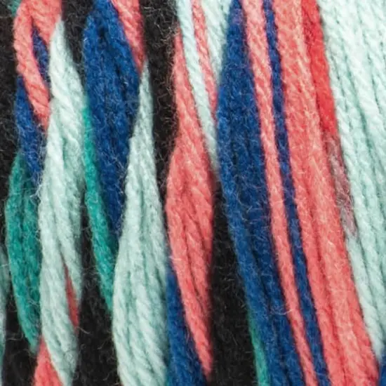 Red Heart&reg; All in One&trade; Granny Square&trade; Yarn Black - Pop Culture {3}