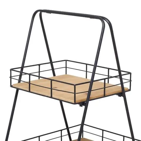 Black Iron Modern Farmhouse Plantstand, 40" x 28" x 16" {5}